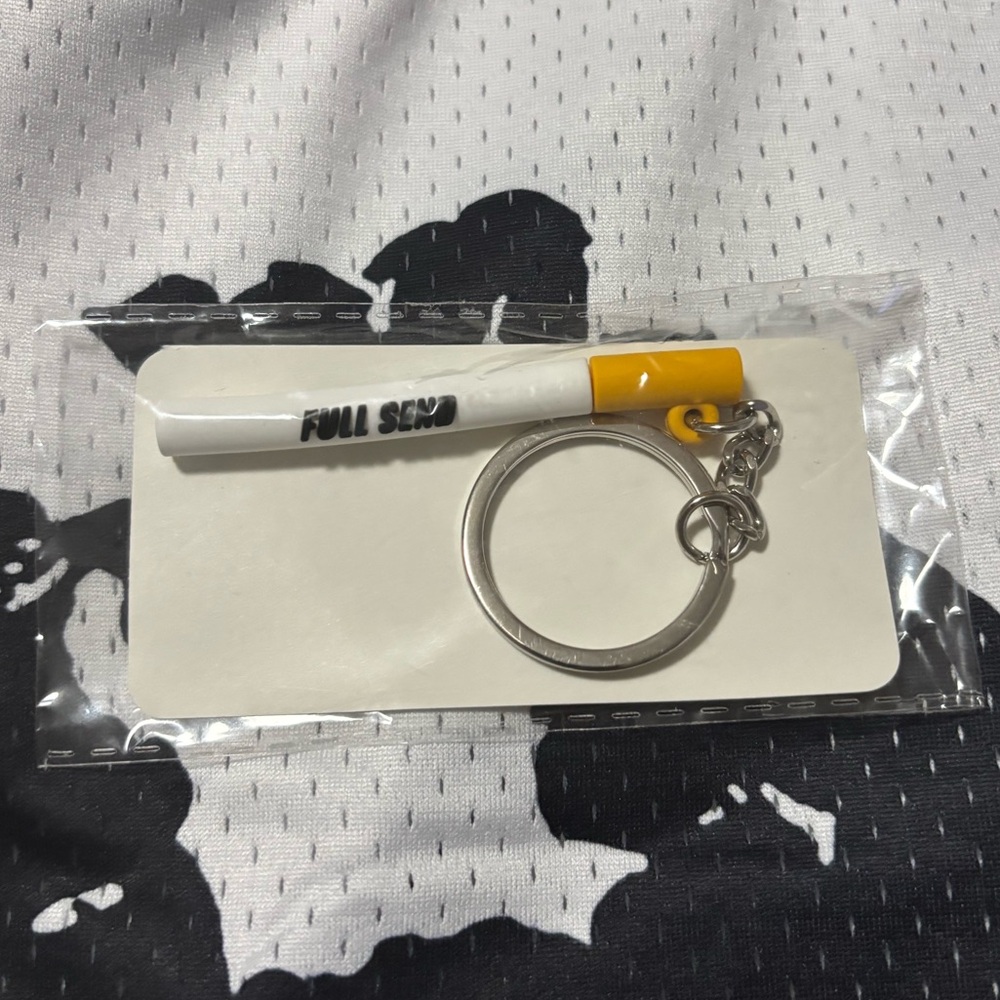 FULL SEND CIGARETTE KEYCHAIN